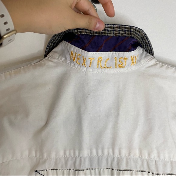 Boy’s Next vintage embroidered white button down - Picture 7 of 12